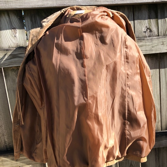 Roaman’s Suede Fringe Jacket Embroidered Size 16W - Picture 8 of 9